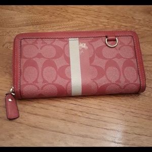 Coach Zip Around Wallet